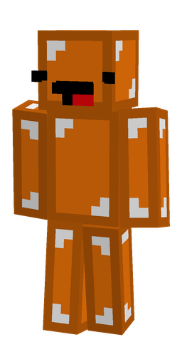 Brown skin: body, front render