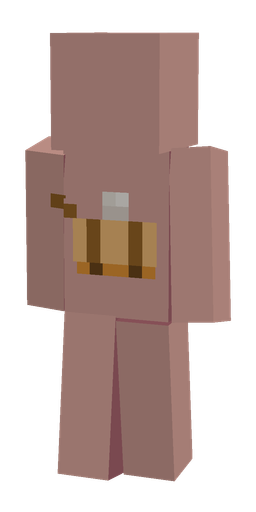 Red skin: body, back render
