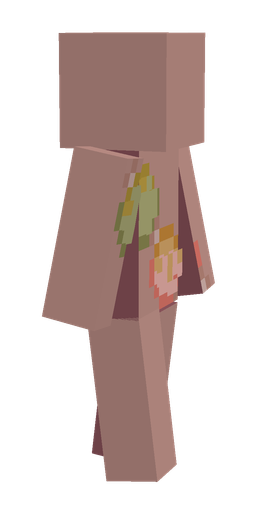 Red skin: body, right side render