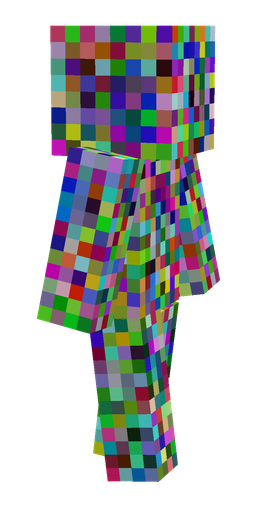 Blue skin: body, right side render
