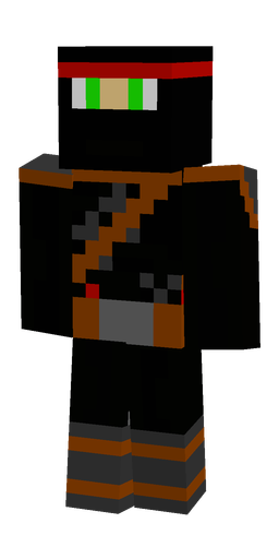 Black skin: body, front render