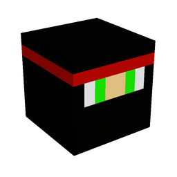 Black skin: head render