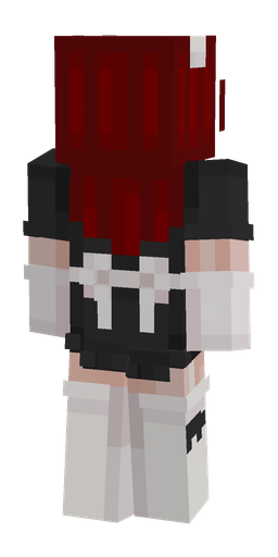 Black skin: body, back render