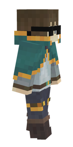 Black skin: body, right side render