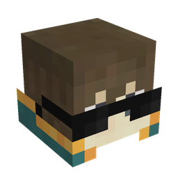 Black skin: head render