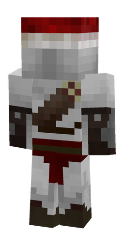 Black skin: body, back render