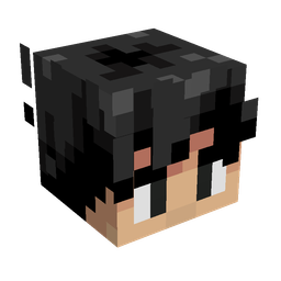 Black skin: head render