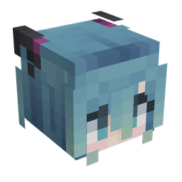 Blue skin: head render