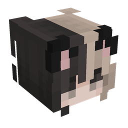 Black skin: head render