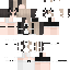 Black skin: raw texture render