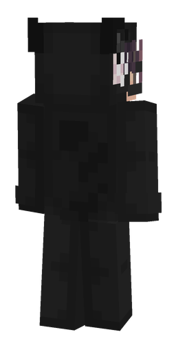 Black skin: body, back render