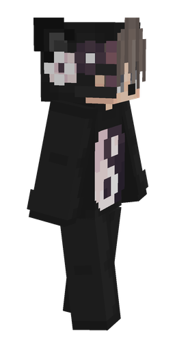 Black skin: body, right side render