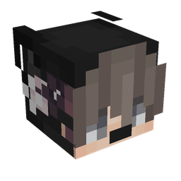 Black skin: head render