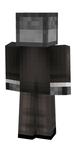 Black skin: body, back render