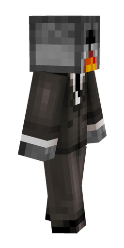 Black skin: body, right side render