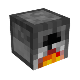 Black skin: head render