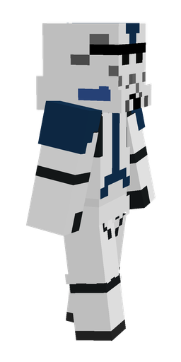 Black skin: body, right side render