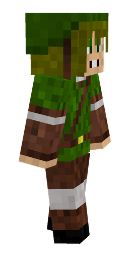 Brown skin: body, right side render