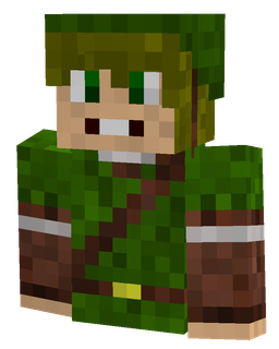 Brown skin: bust render
