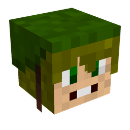 Brown skin: head render