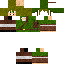 Brown skin: raw texture render