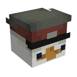 Black skin: head render