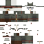 Black skin: raw texture render