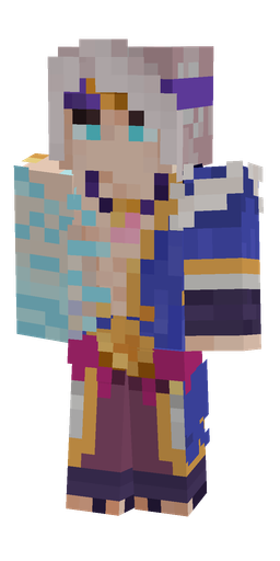 Blue skin: body, front render