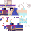 Blue skin: raw texture render