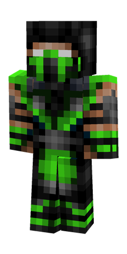 Black skin: body, front render