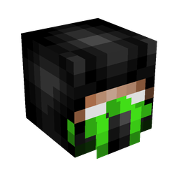 Black skin: head render