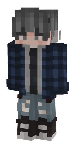 Black skin: body, front render