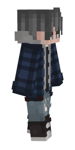 Black skin: body, right side render