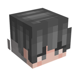 Black skin: head render