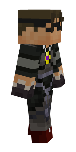 Black skin: body, right side render