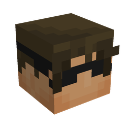 Black skin: head render