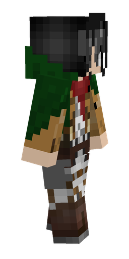 Black skin: body, right side render