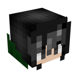 Black skin: head render