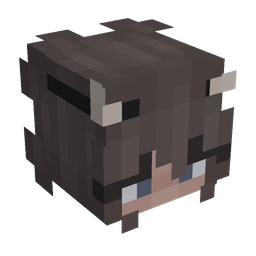Black skin: head render