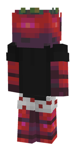 Black skin: body, back render