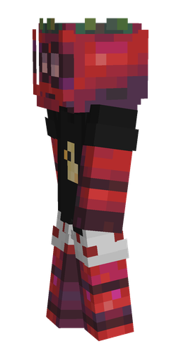 Black skin: body, left side render