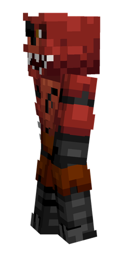 Black skin: body, left side render