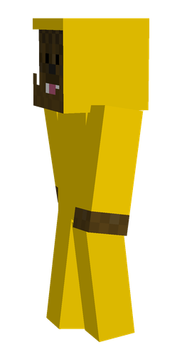 Brown skin: body, left side render