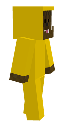 Brown skin: body, right side render