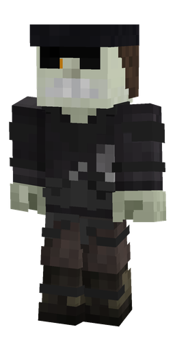 Black skin: body, front render
