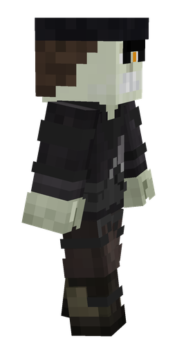Black skin: body, right side render
