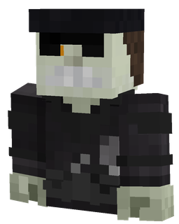 Black skin: bust render