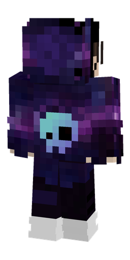 Black skin: body, back render