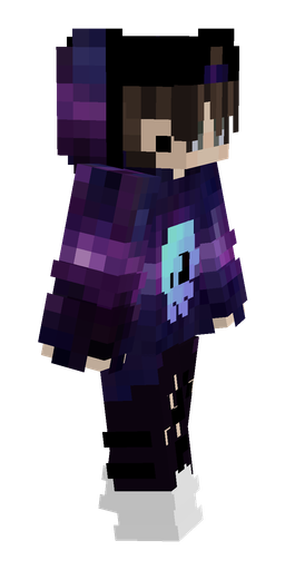 Black skin: body, right side render