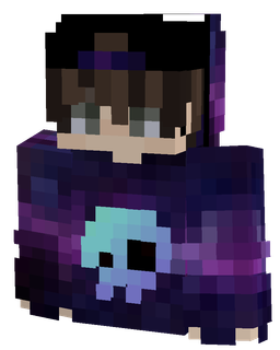 Black skin: bust render